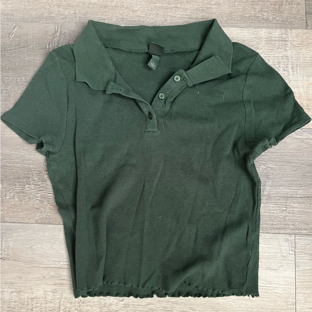 Wild fable cropped polo